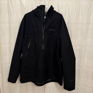 Marmot GORE-TEX Raincoat Outer Shell Black Men’s XXL Hooded